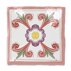 Azulejo Perú Ayacucho polícromo