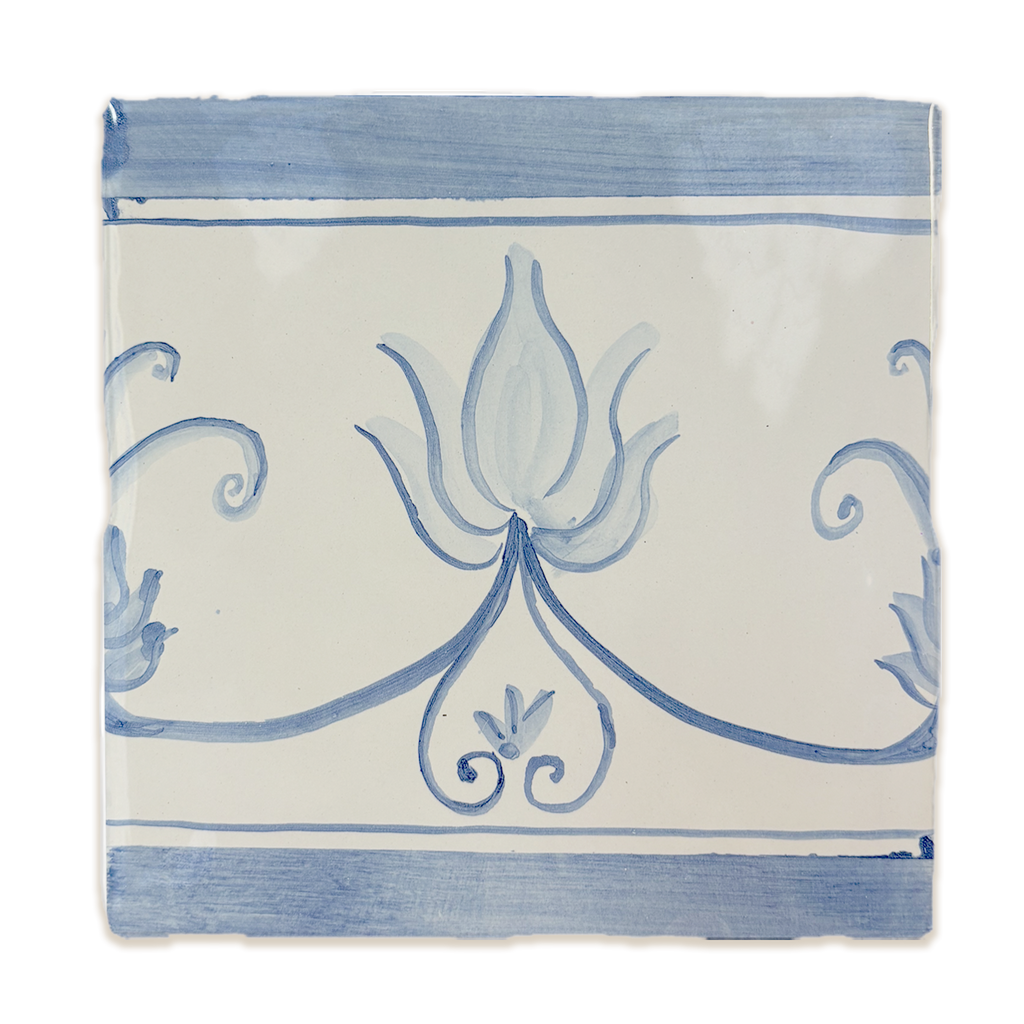 Azulejo Cenefa Guirnalda