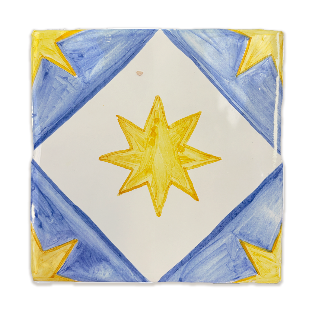 Azulejo Geométrico Diamante estrellado