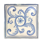 Azulejo Orgánico Helecho