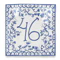 Azulejo Irene - Placa con número