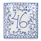 Azulejo Irene - Placa con número