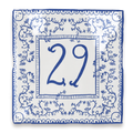 Azulejo Clara - Placa con número