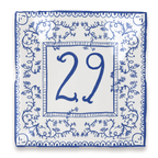 Azulejo Clara - Placa con número