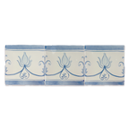 Azulejo Cenefa Guirnalda