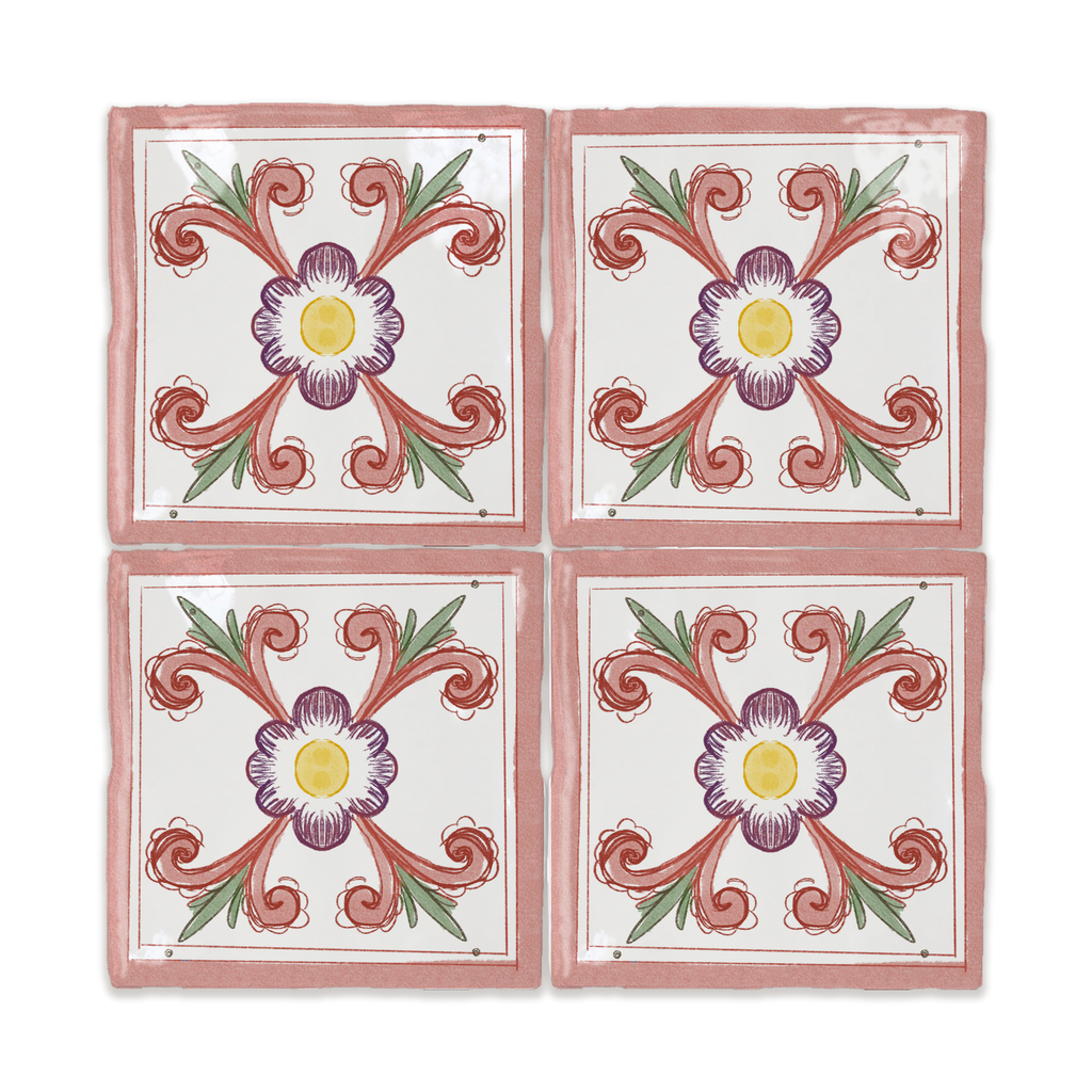 Azulejo Perú Ayacucho polícromo