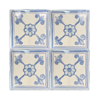 Azulejo Perú Ayacucho monócromo
