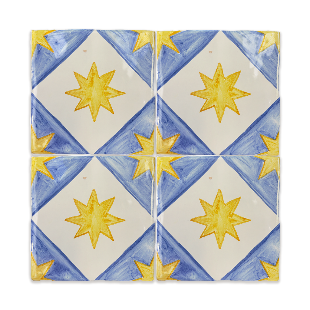 Azulejo Geométrico Diamante estrellado