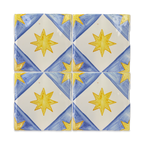 Azulejo Geométrico Diamante estrellado