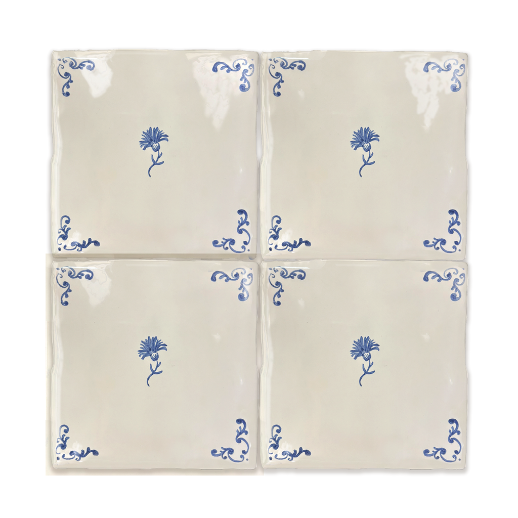 Azulejo Delft Esquina Revuelta - con objetos personalizados