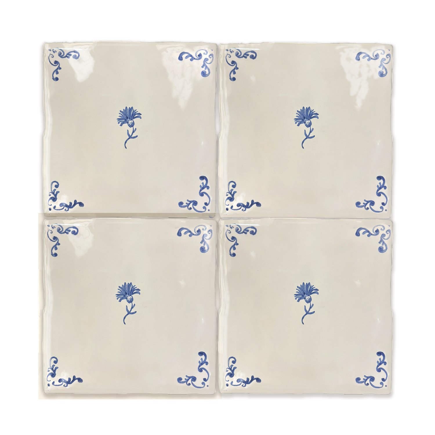 Azulejo Delft Esquina Revuelta - con objetos personalizados