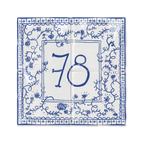 Azulejo Gloria - Placa con número