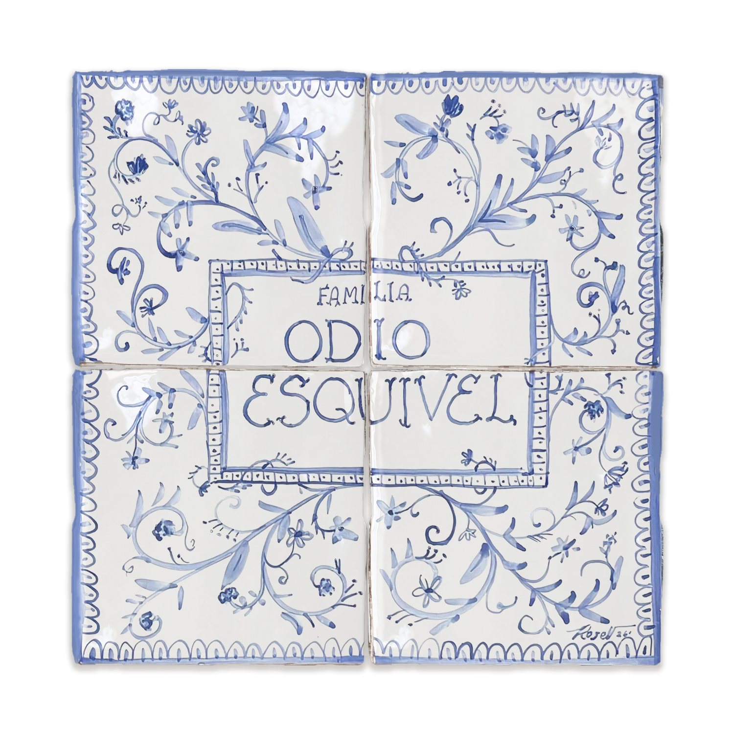 Azulejo Ana - Apellido familiar