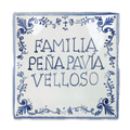 Azulejo Elvi - Apellido familiar