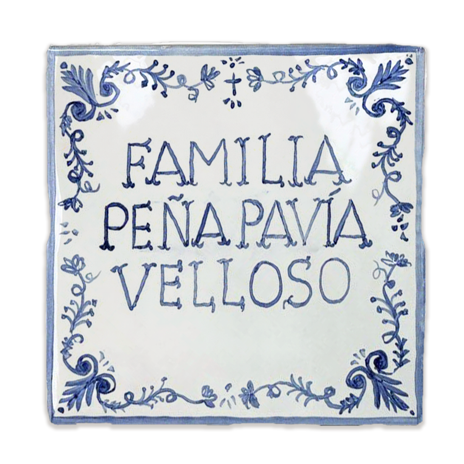Azulejo Elvi - Apellido familiar