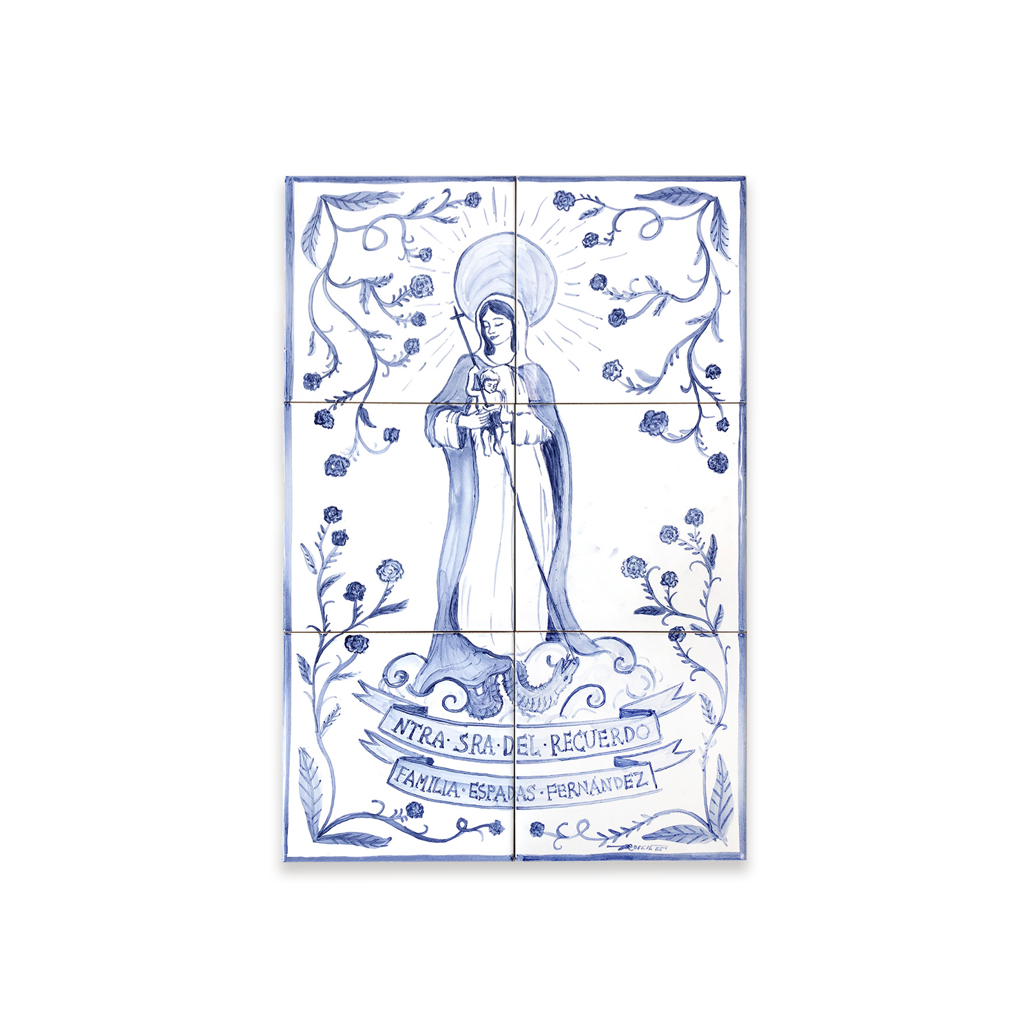 Azulejo Virgen del Recuerdo
