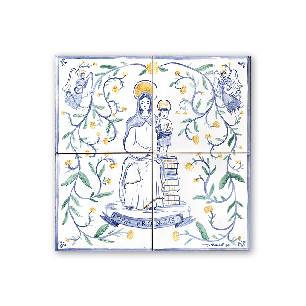 Azulejo Virgen del Amor Hermoso