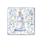 Azulejo Virgen del Amor Hermoso