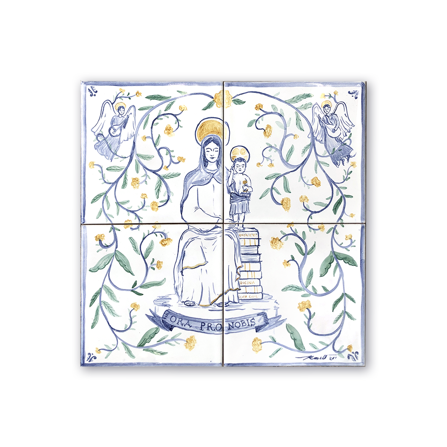 Azulejo Virgen del Amor Hermoso