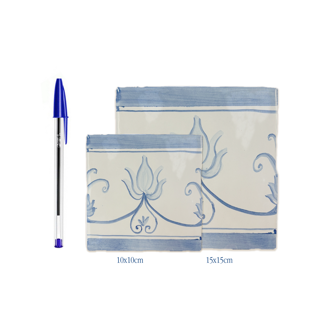 Azulejo Cenefa Guirnalda