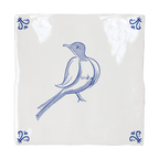 Azulejo Delft Esquina Nido - con objetos personalizados