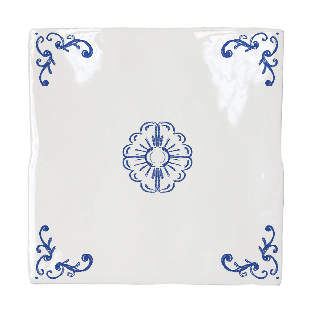 Azulejo Delft Esquina Revuelta - con objetos personalizados