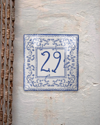 Azulejo Clara - Placa con número
