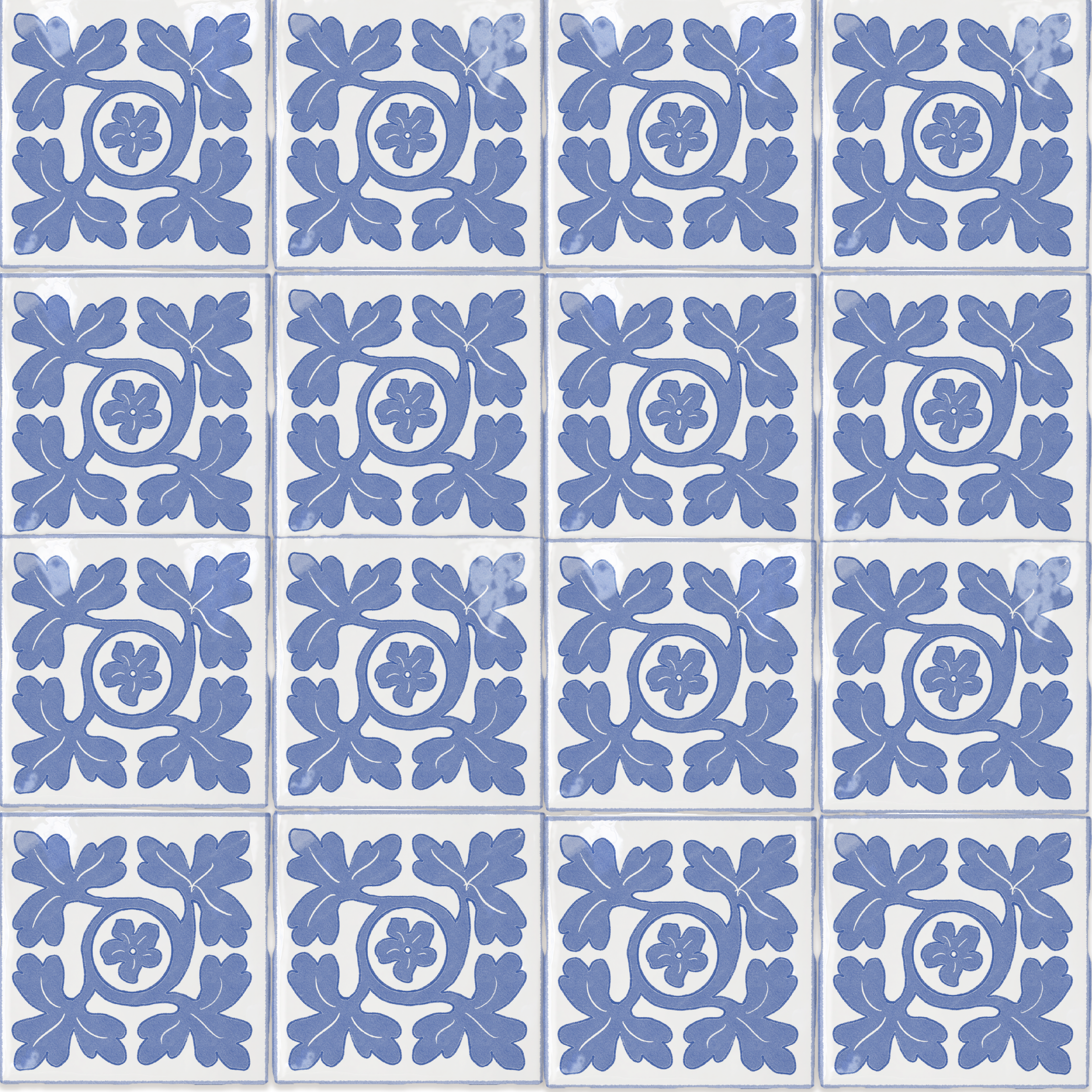Azulejo Orgánico Trébol