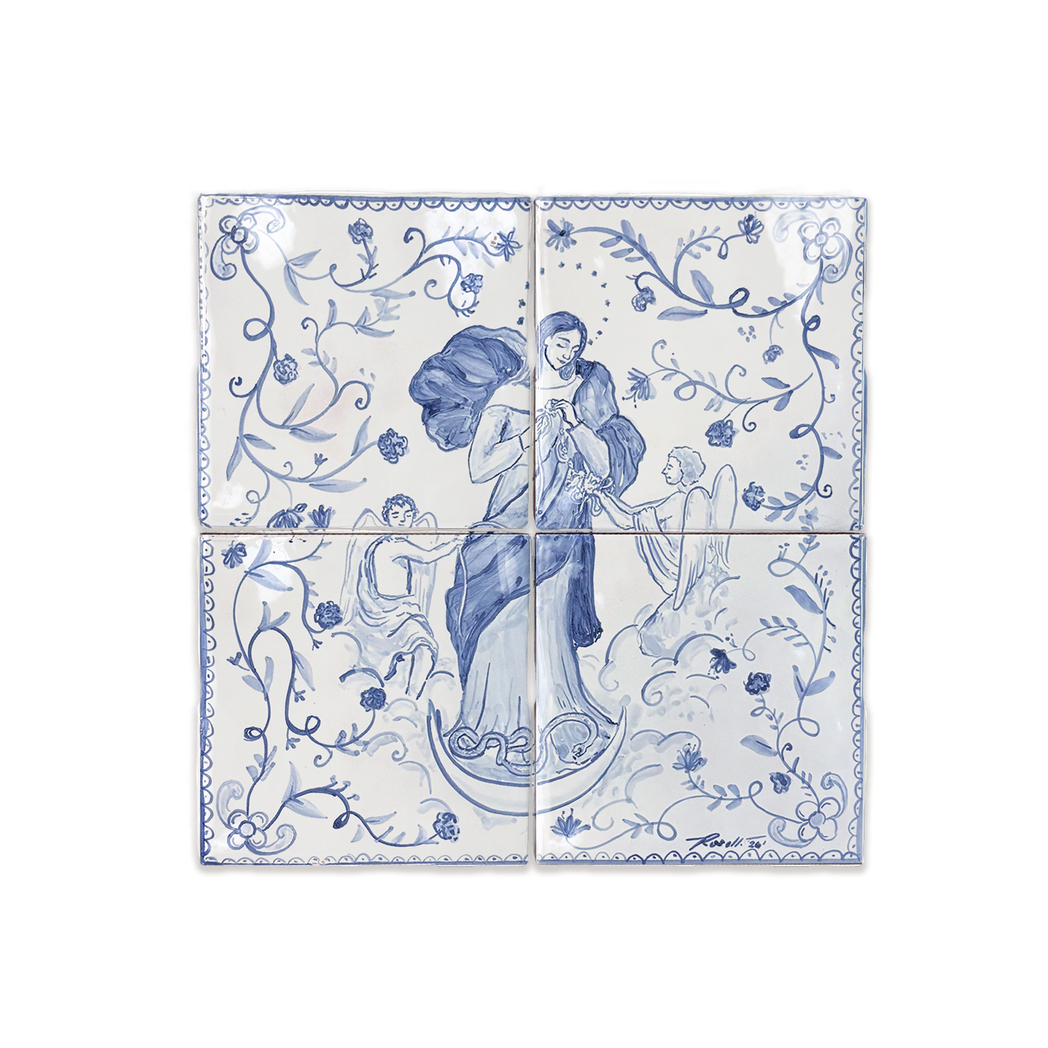 Azulejo Virgen Desatanudos