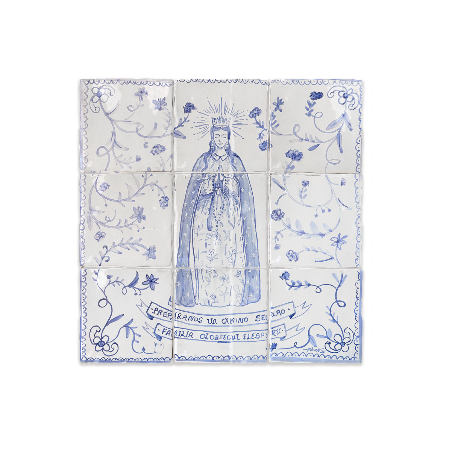 Azulejo Virgen Joven de Salcantay