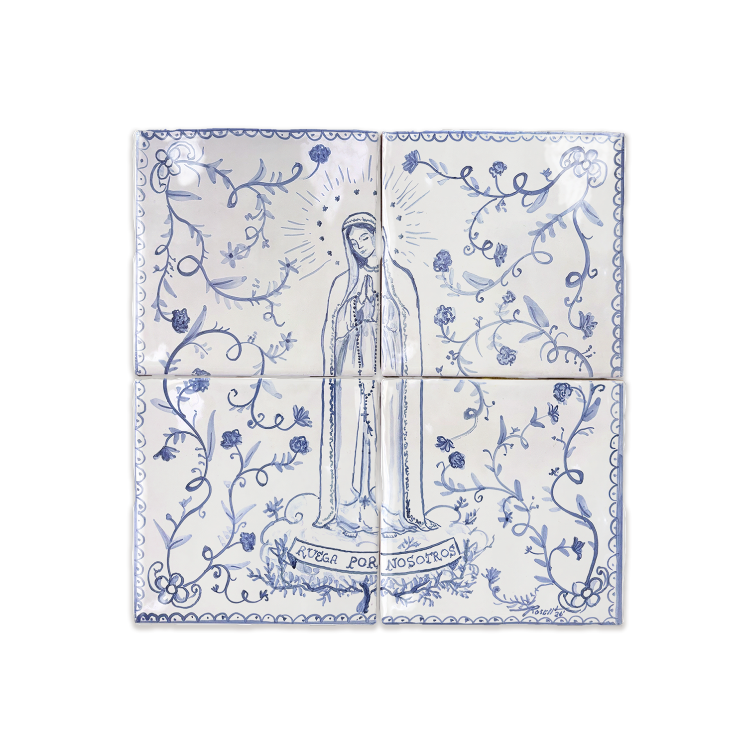 Azulejo Virgen de Fátima