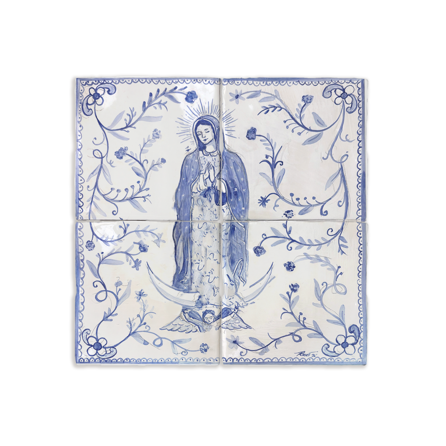 Azulejo Virgen de Guadalupe