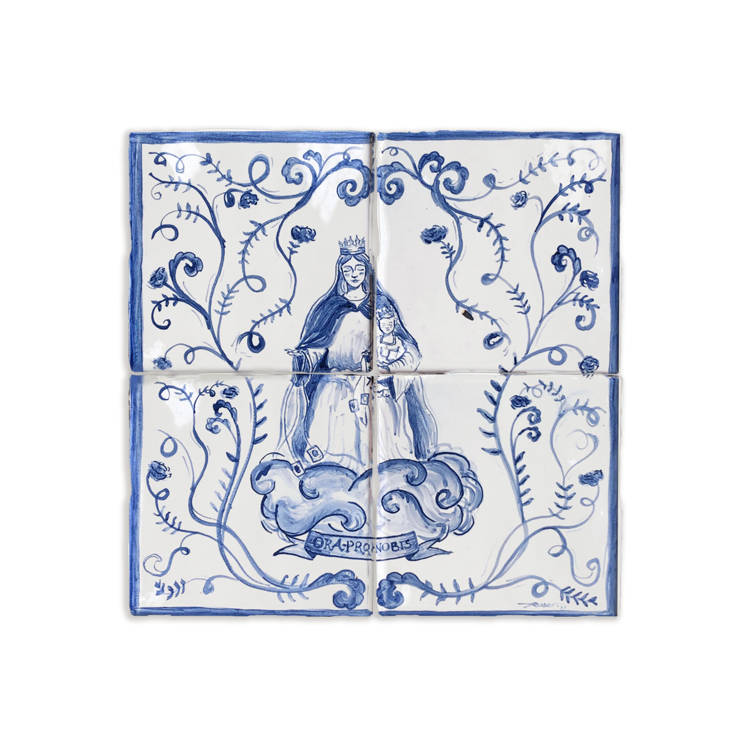 Azulejo Virgen del Carmen