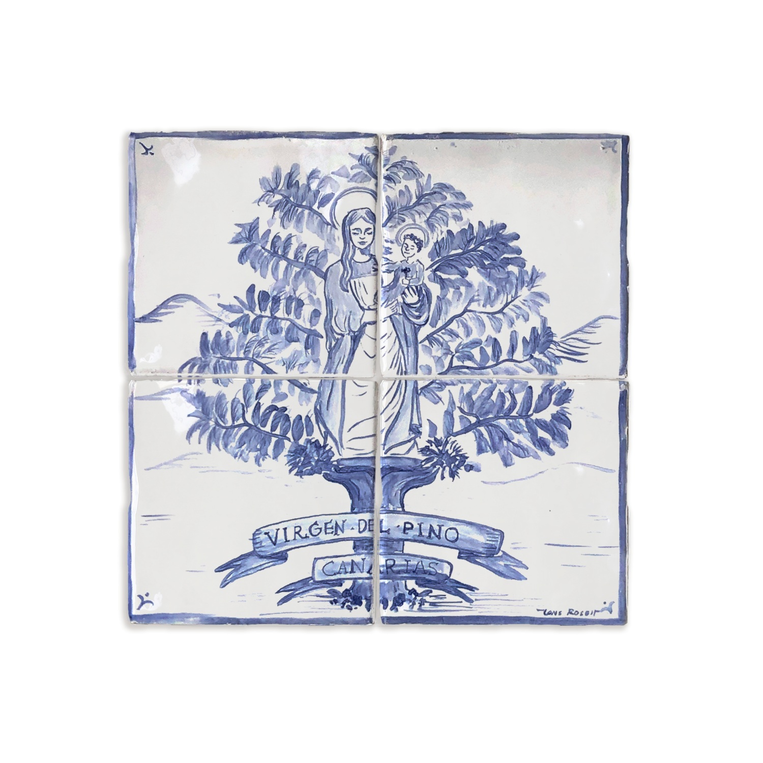 Azulejo Virgen del Pino